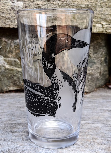 Loon Spirit Glass